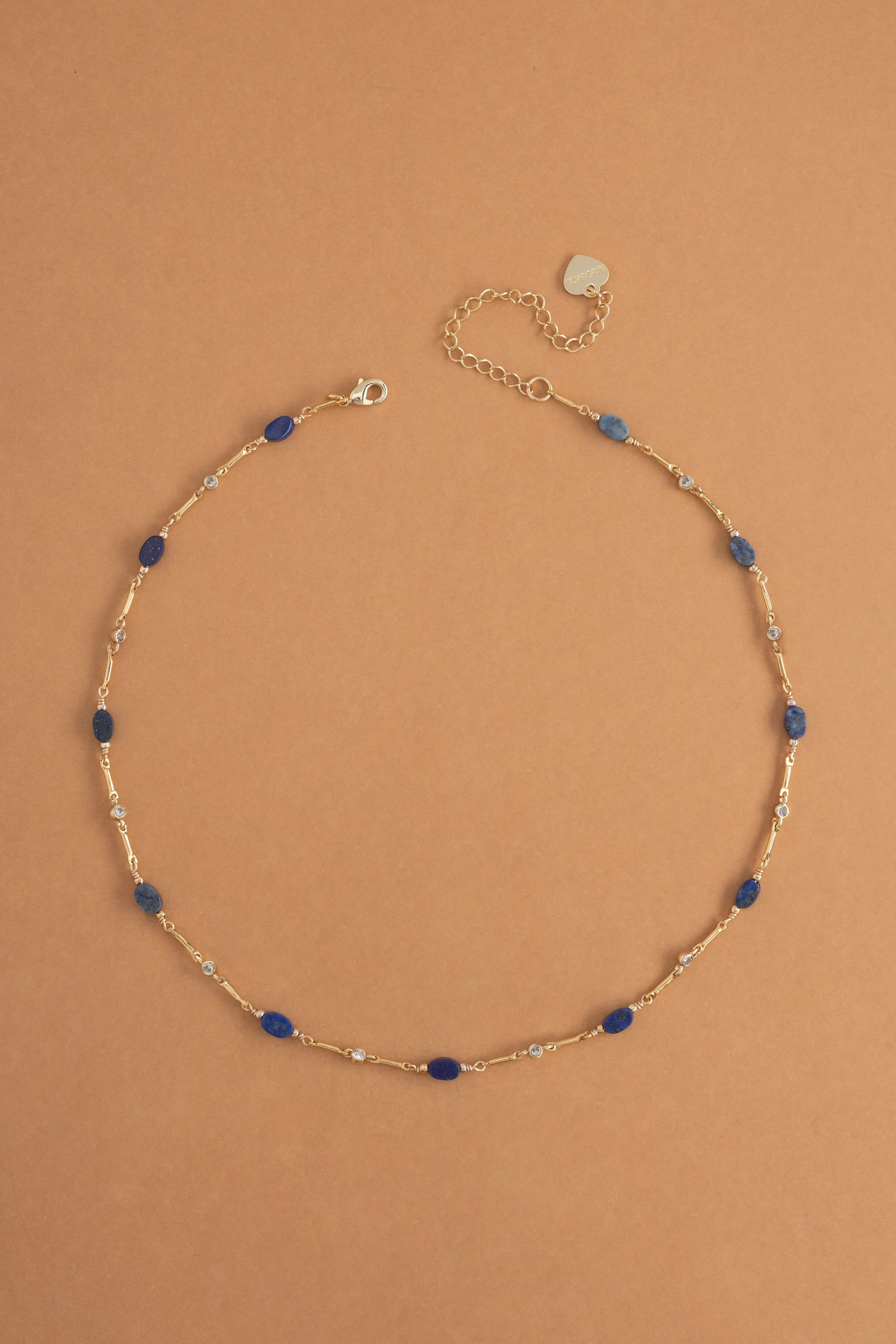 Lapis Lazuli Gold Dainty Necklace