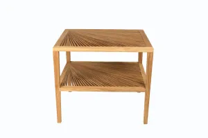 Large Fan Side Table- Natural