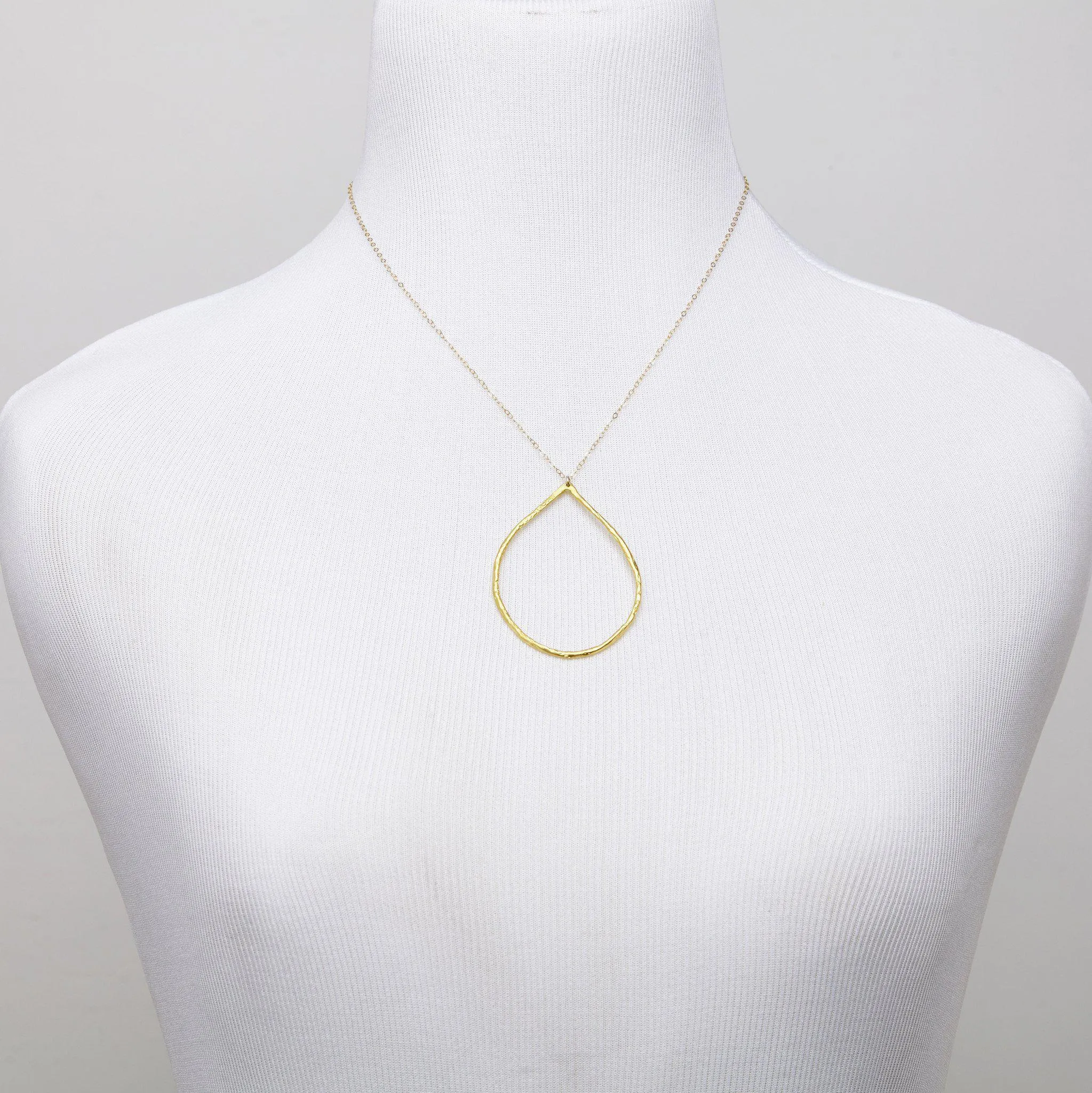Large Hoop Necklace