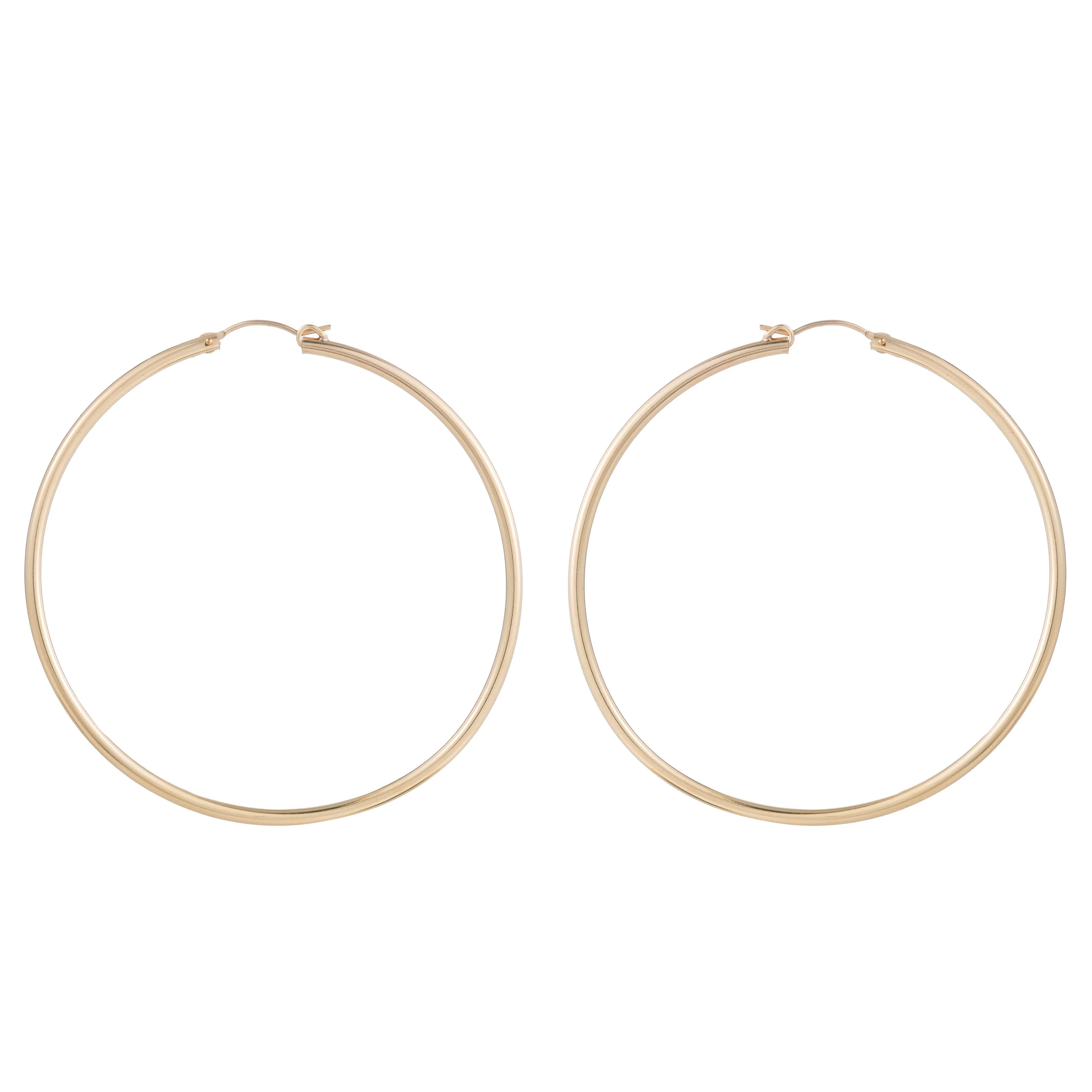 Large Thin Hoops - 14K Gold Filled