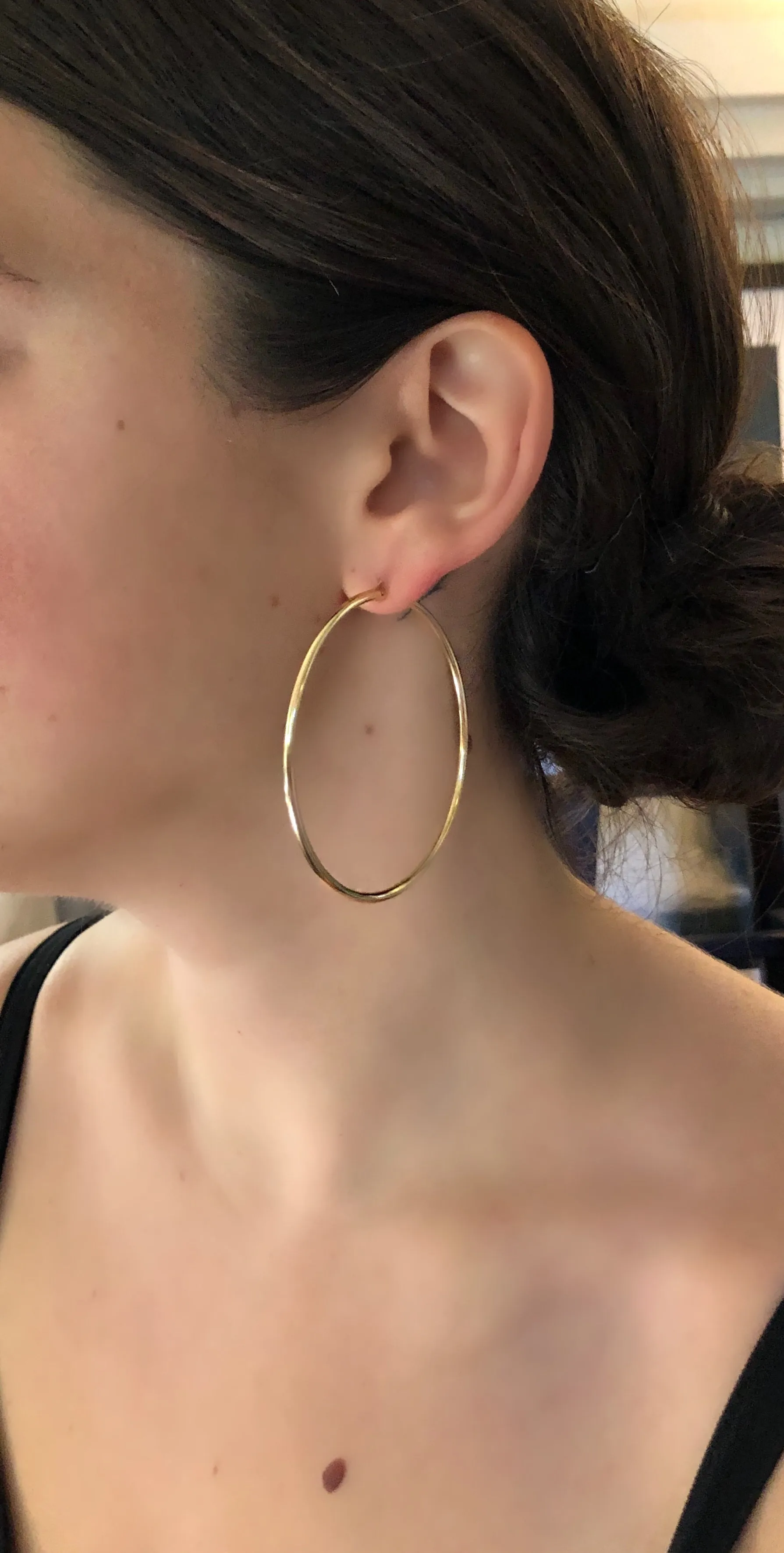 Large Thin Hoops - 14K Gold Filled
