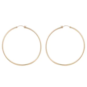 Large Thin Hoops - 14K Gold Filled