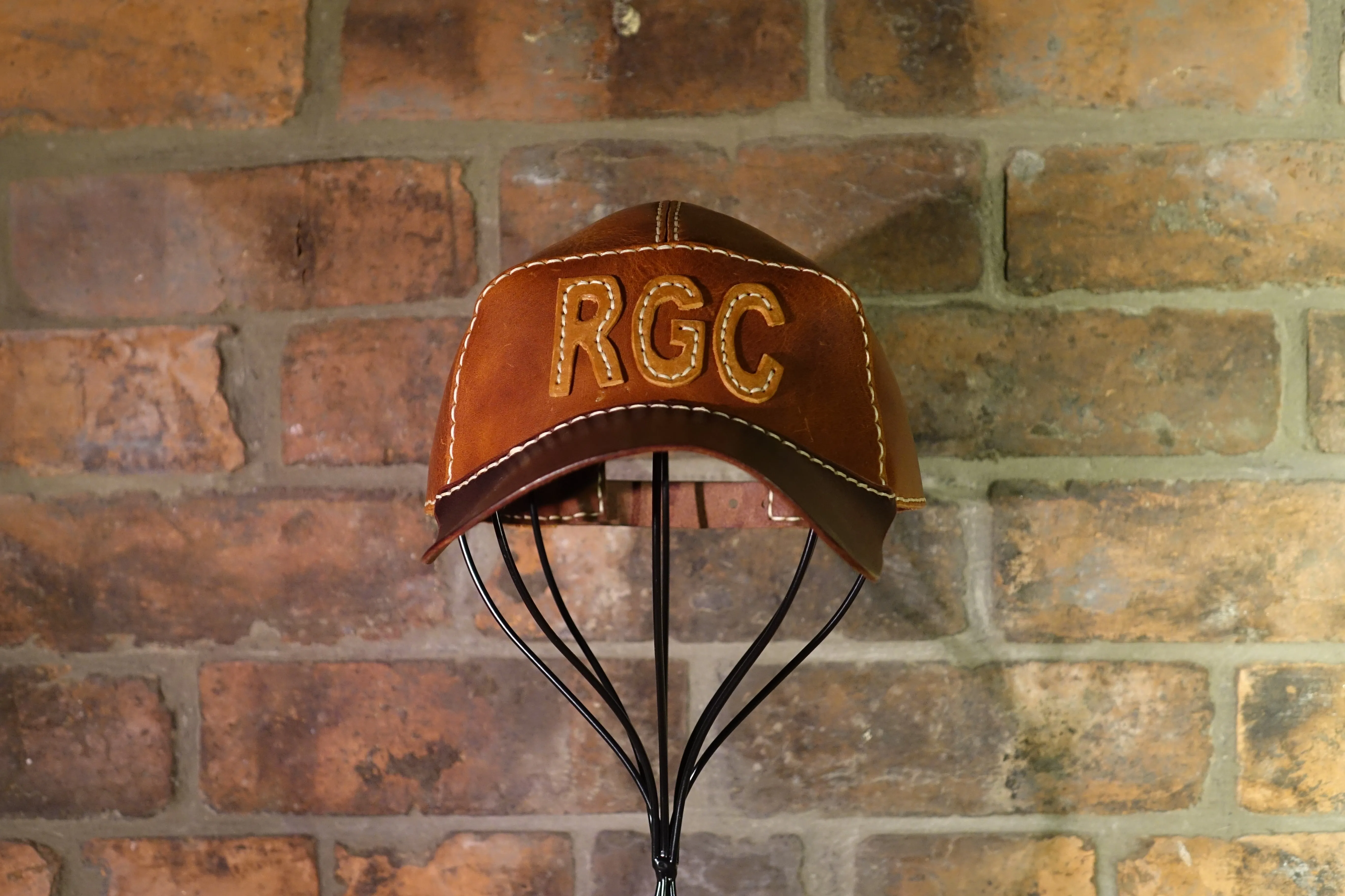 Leather Baseball Cap - 100% Handmade