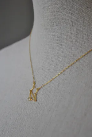 LIBRA DELICATE GOLD NECKLACE