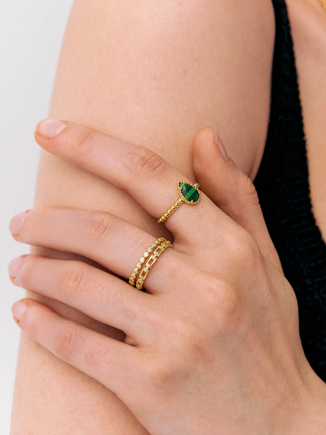 Linked Delicate Ring