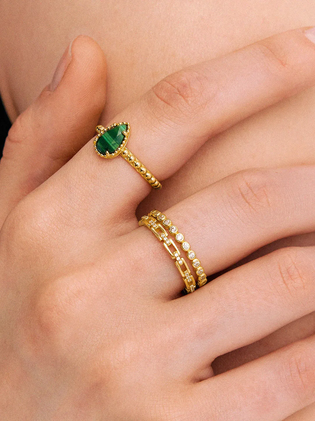 Linked Delicate Ring