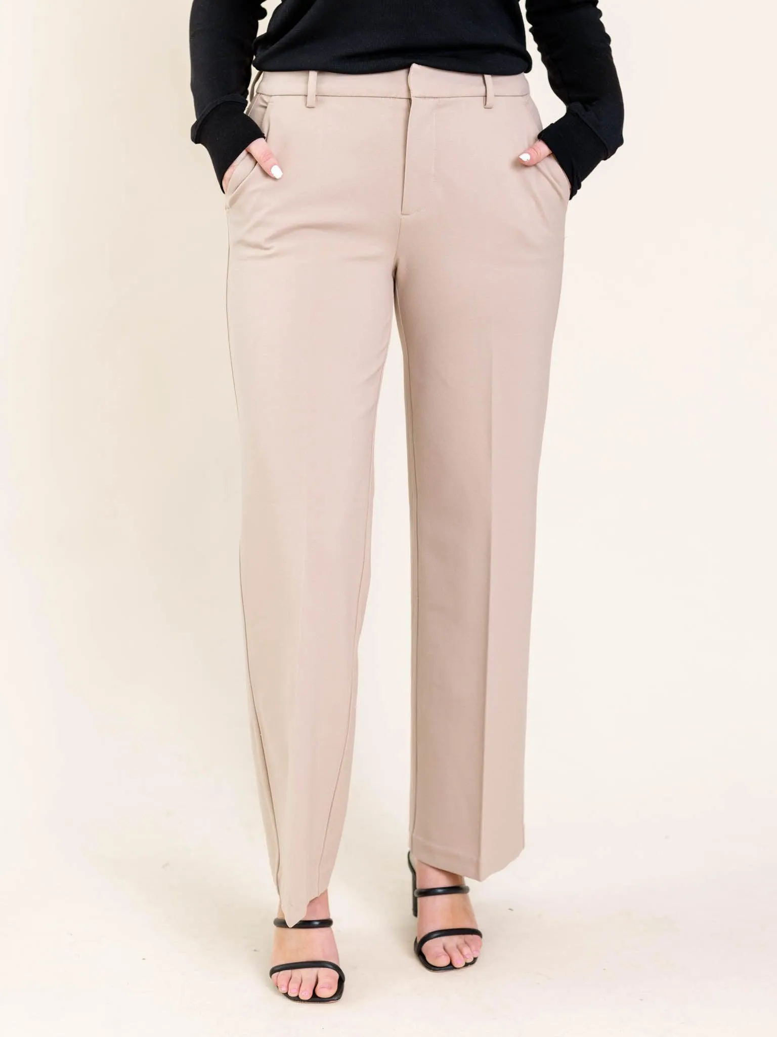 Liverpool Biscuit Kelsey Wide Leg Trouser