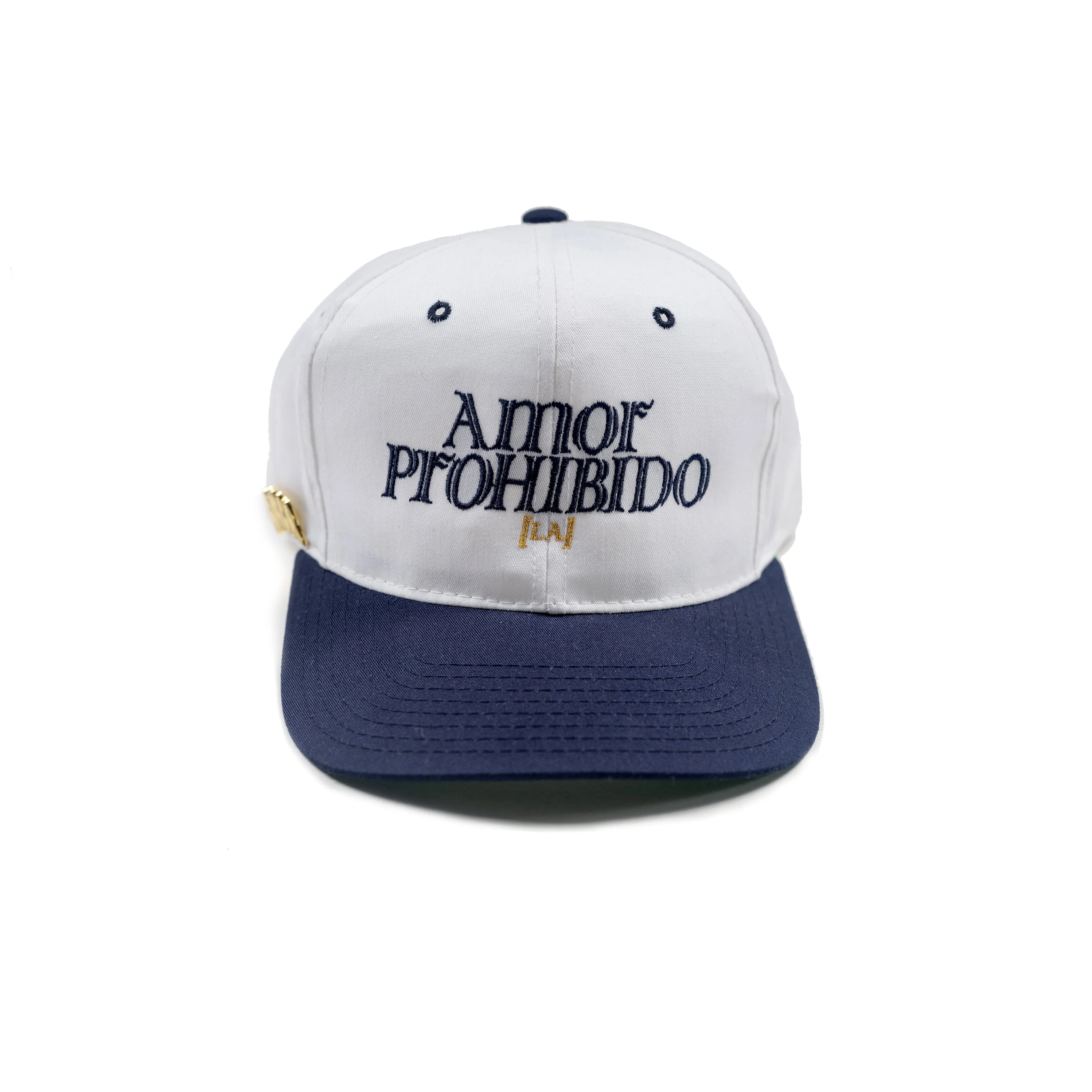 Logo Snapback Navy Gold Hat