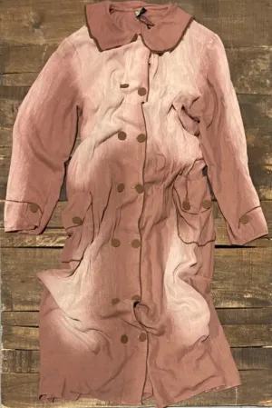 Lost In Love Vintage Coat - Dusty Mauve