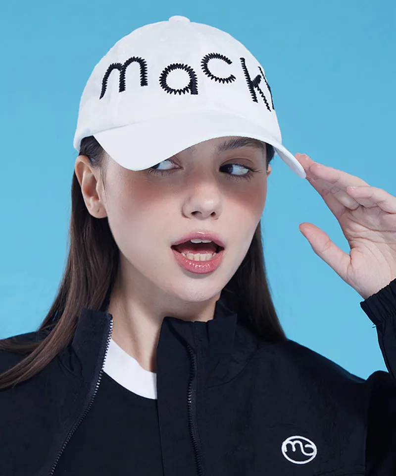 MACKY Golf: Breeze Logo Ball Cap - White