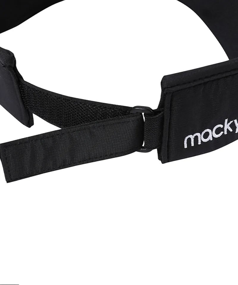 MACKY Golf: Daisy Patch Sunvisor - Black