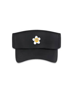 MACKY Golf: Daisy Patch Sunvisor - Black