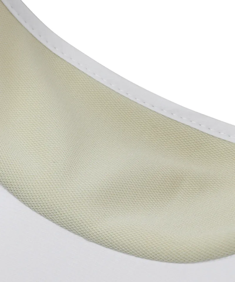 MACKY Golf: Daisy Patch Sunvisor - White