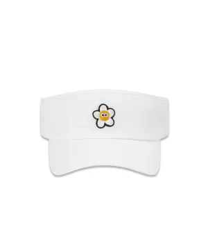 MACKY Golf: Daisy Patch Sunvisor - White