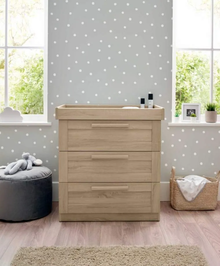 Mamas & Papas Atlas 2pc Furniture Set - Light Oak