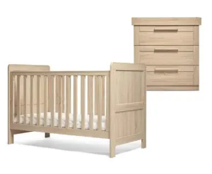 Mamas & Papas Atlas 2pc Furniture Set - Light Oak