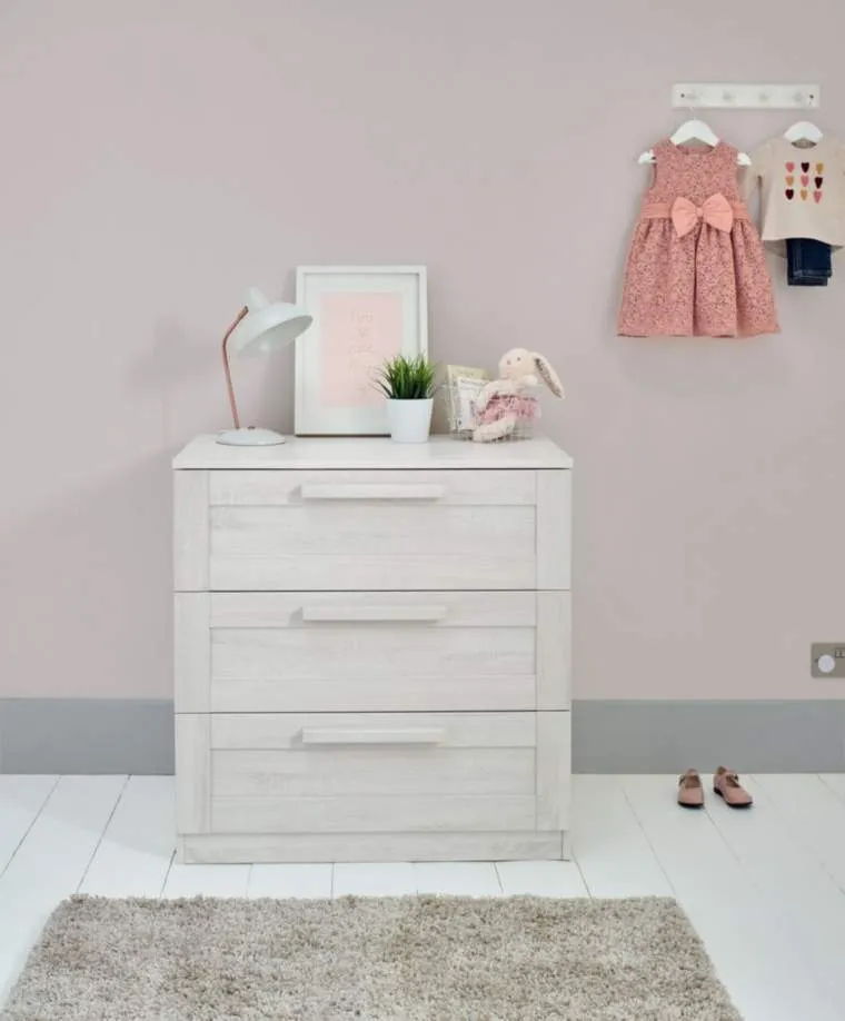 Mamas & Papas Atlas 3pc Furniture Set - Nimbus White