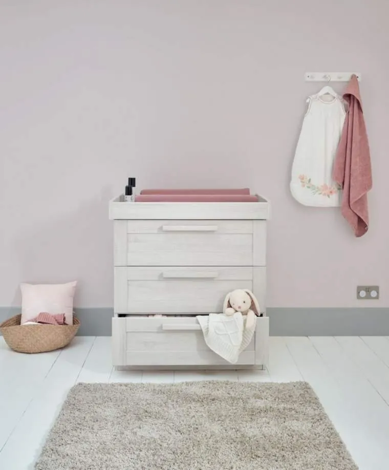 Mamas & Papas Atlas 3pc Furniture Set - Nimbus White