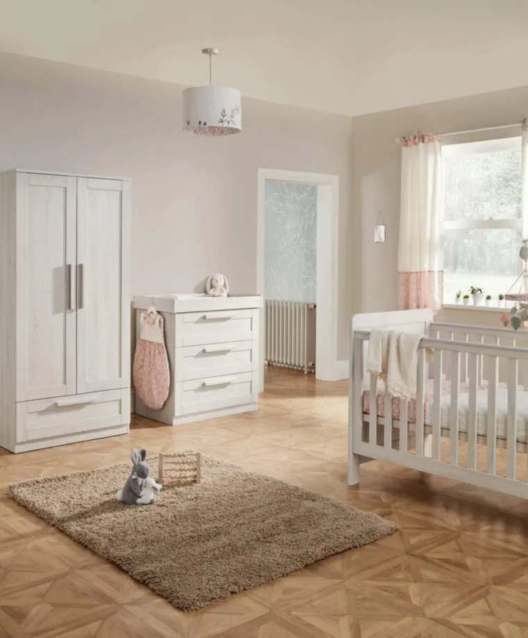 Mamas & Papas Atlas 3pc Furniture Set - Nimbus White