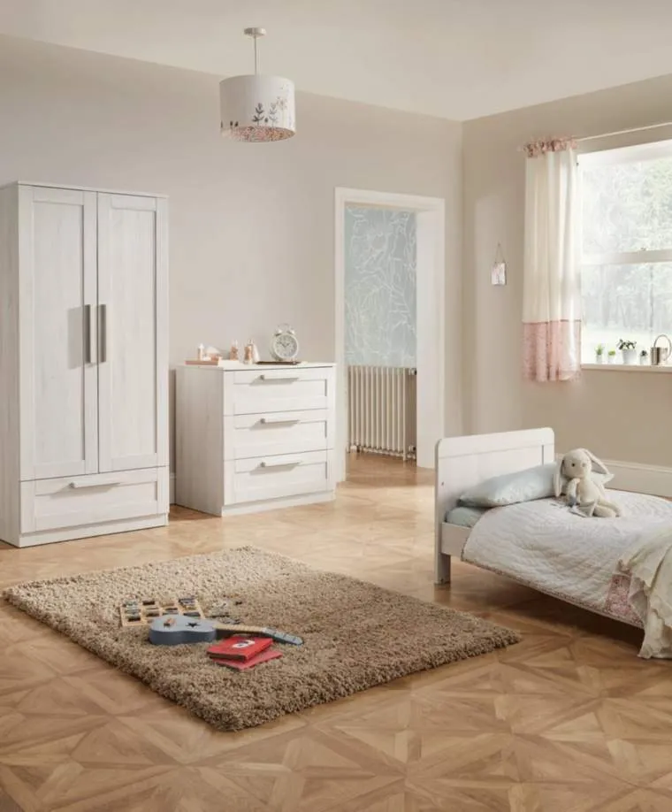 Mamas & Papas Atlas 3pc Furniture Set - Nimbus White