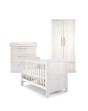 Mamas & Papas Atlas 3pc Furniture Set - Nimbus White