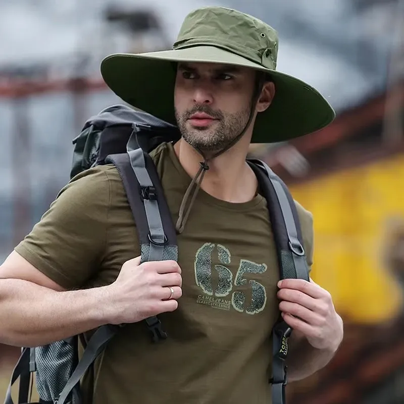 Men Outdoor Fishing Hiking Beach Hats