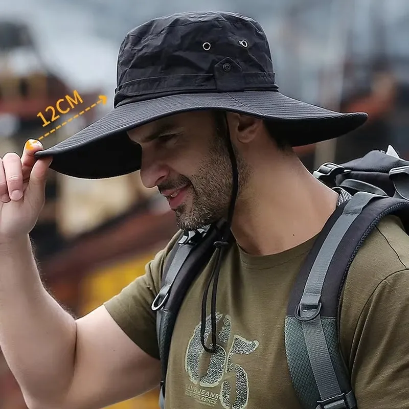 Men Outdoor Fishing Hiking Beach Hats