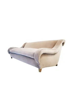 Midcentury James Mont Velvet Mohair Sofa