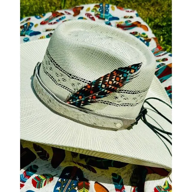 Midnight Desert Hat Feather - Western Hat Accessory
