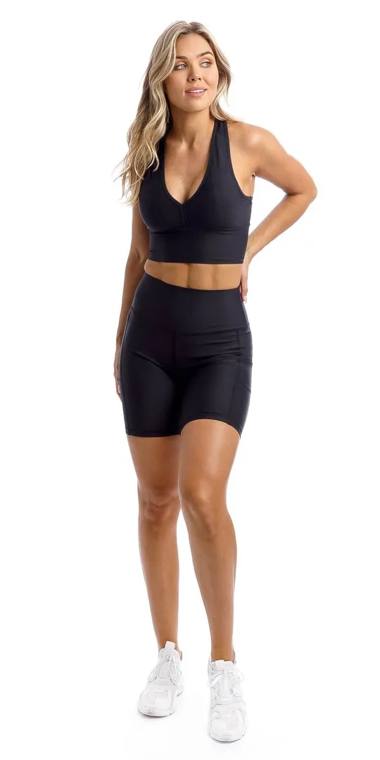 Midnight Racer Back Bra