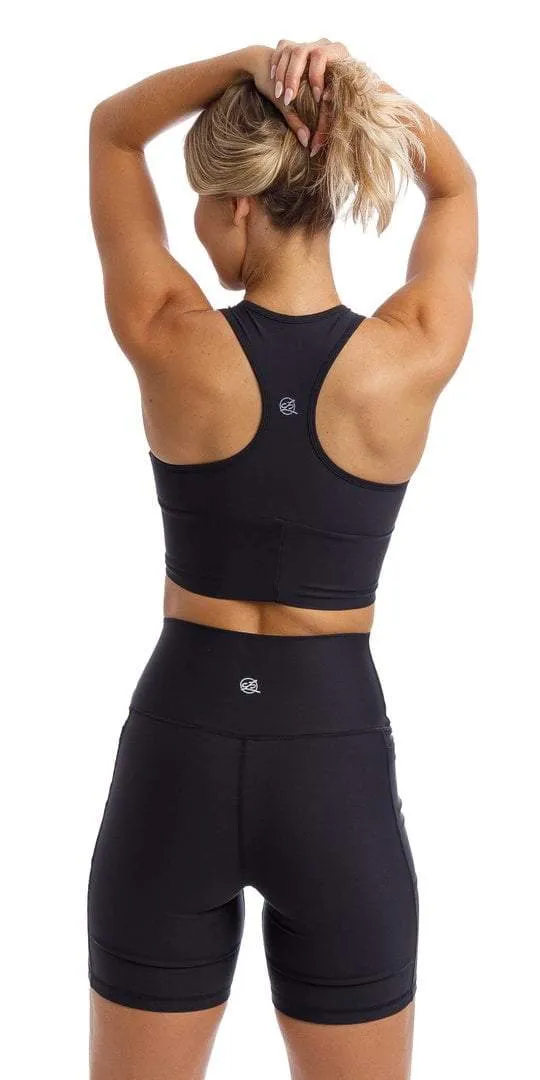Midnight Racer Back Bra