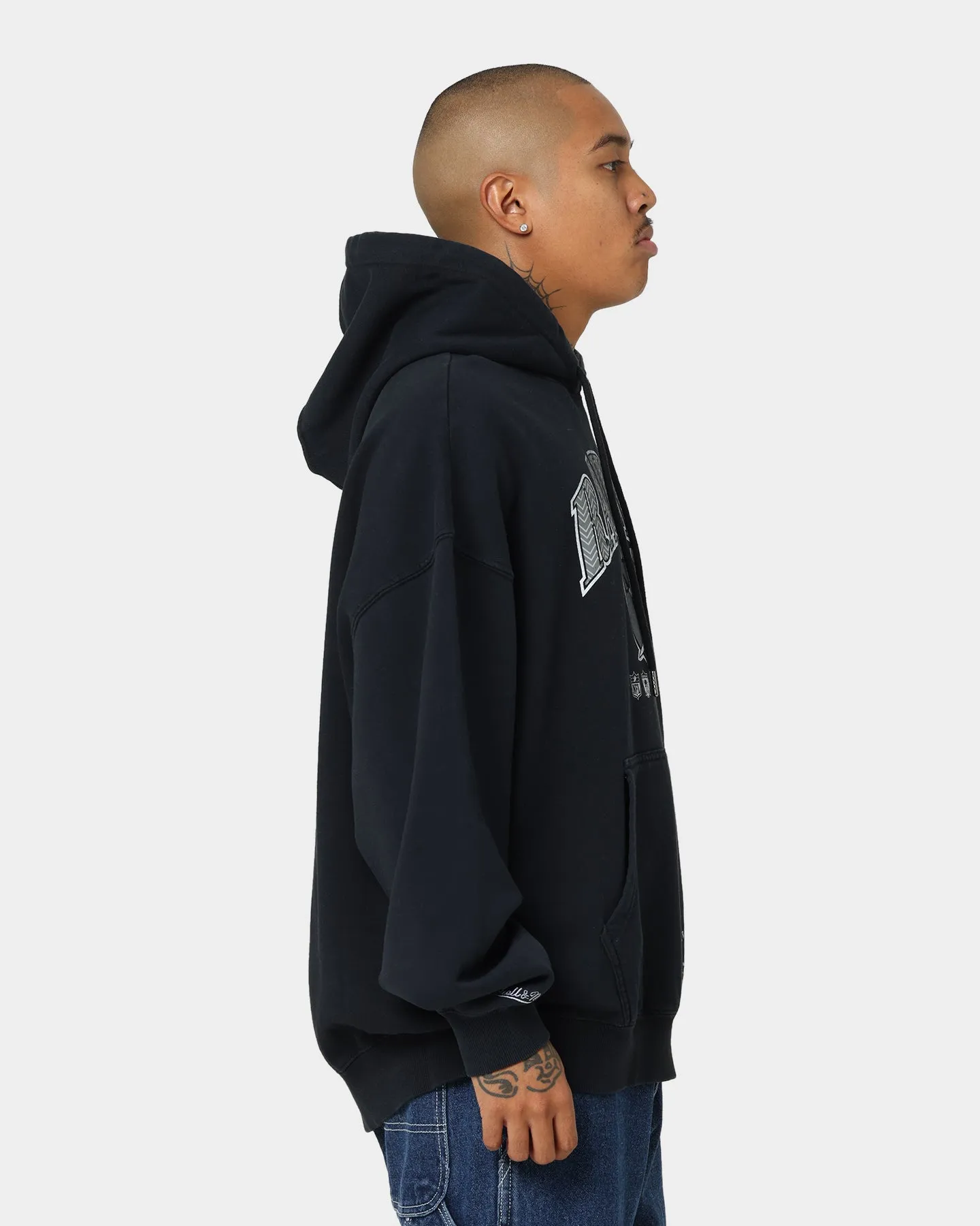 Mitchell & Ness Las Vegas Raiders Point Guard Hoodie Faded Black