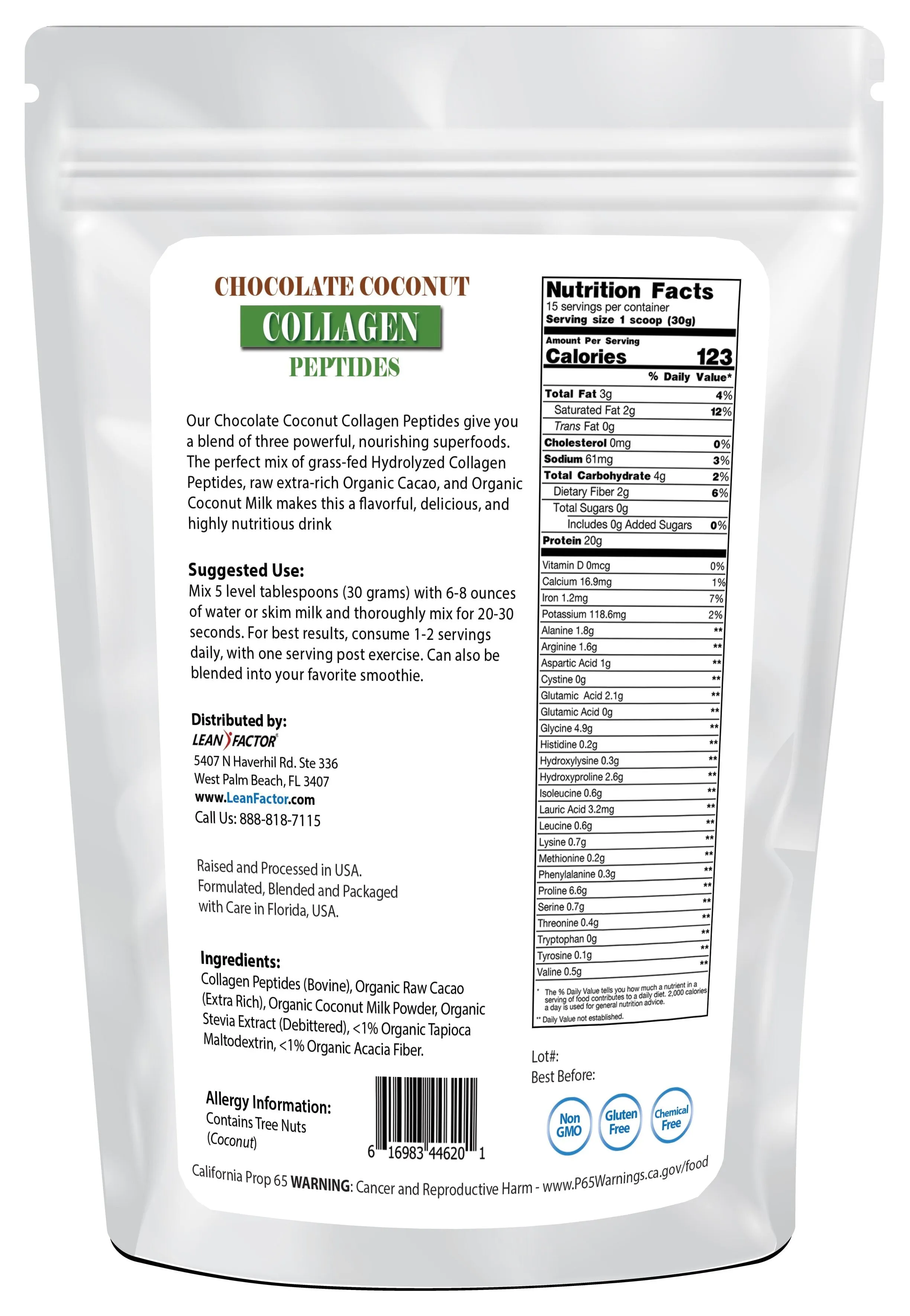Mocha Coconut Collagen Peptides