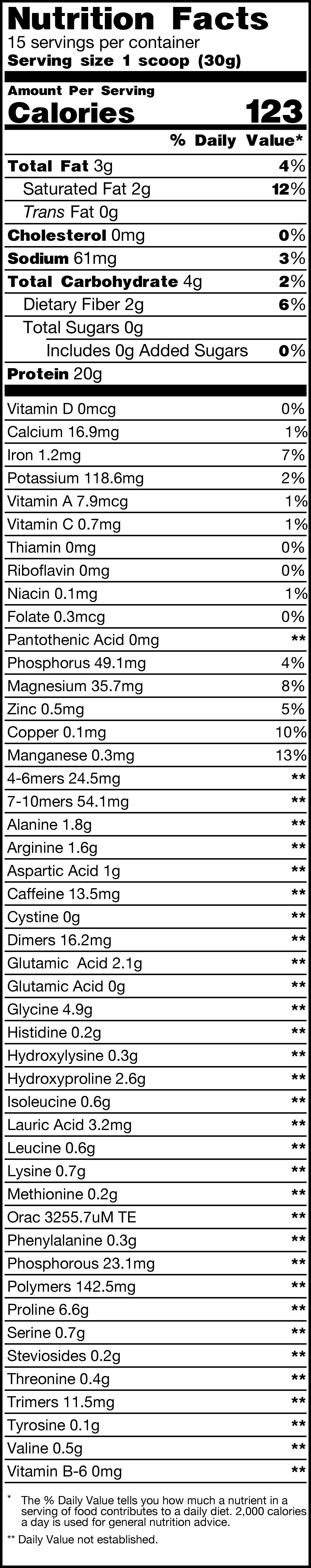 Mocha Coconut Collagen Peptides