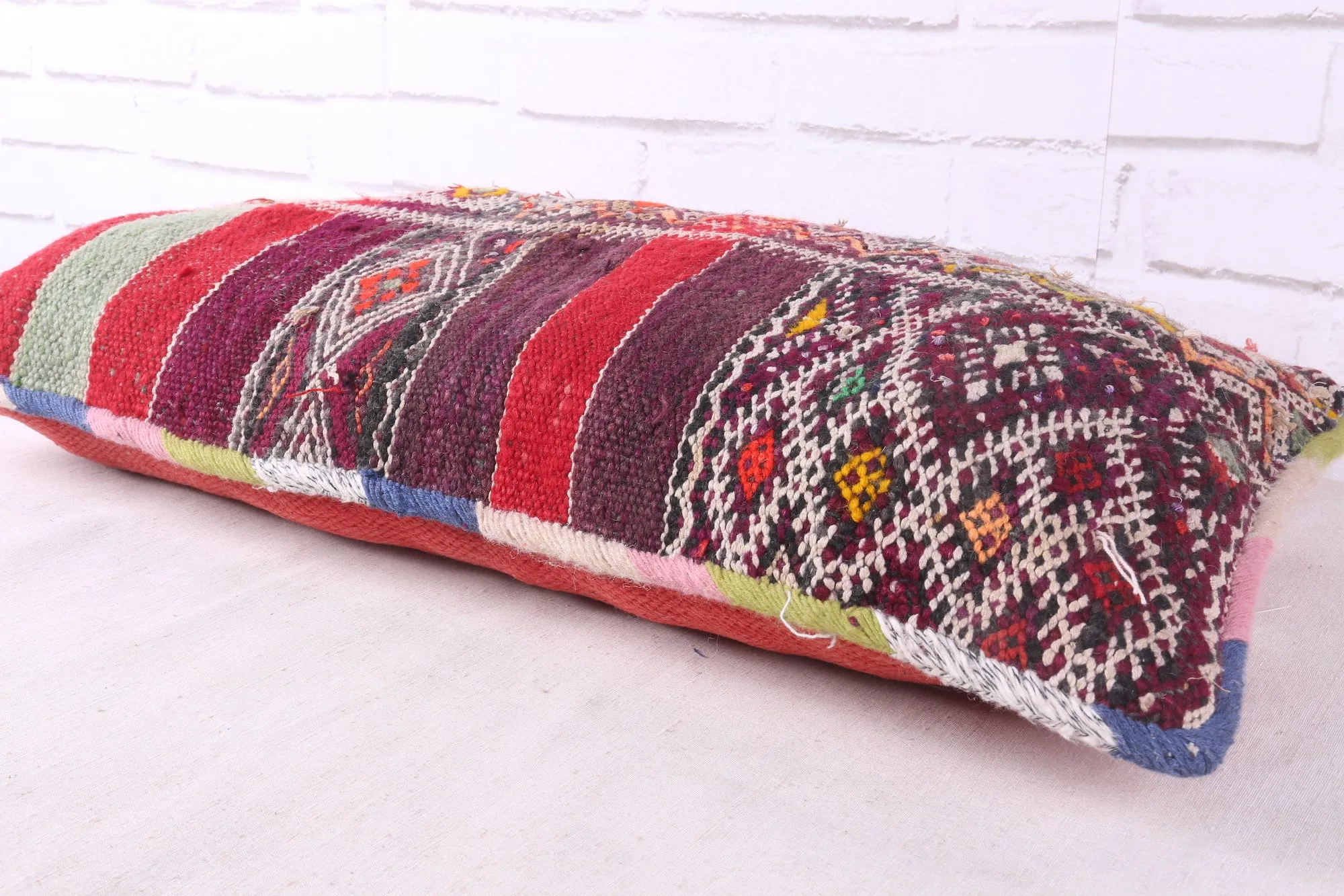 Moroccan handmade pillow 13.3 inches X 26.7 inches