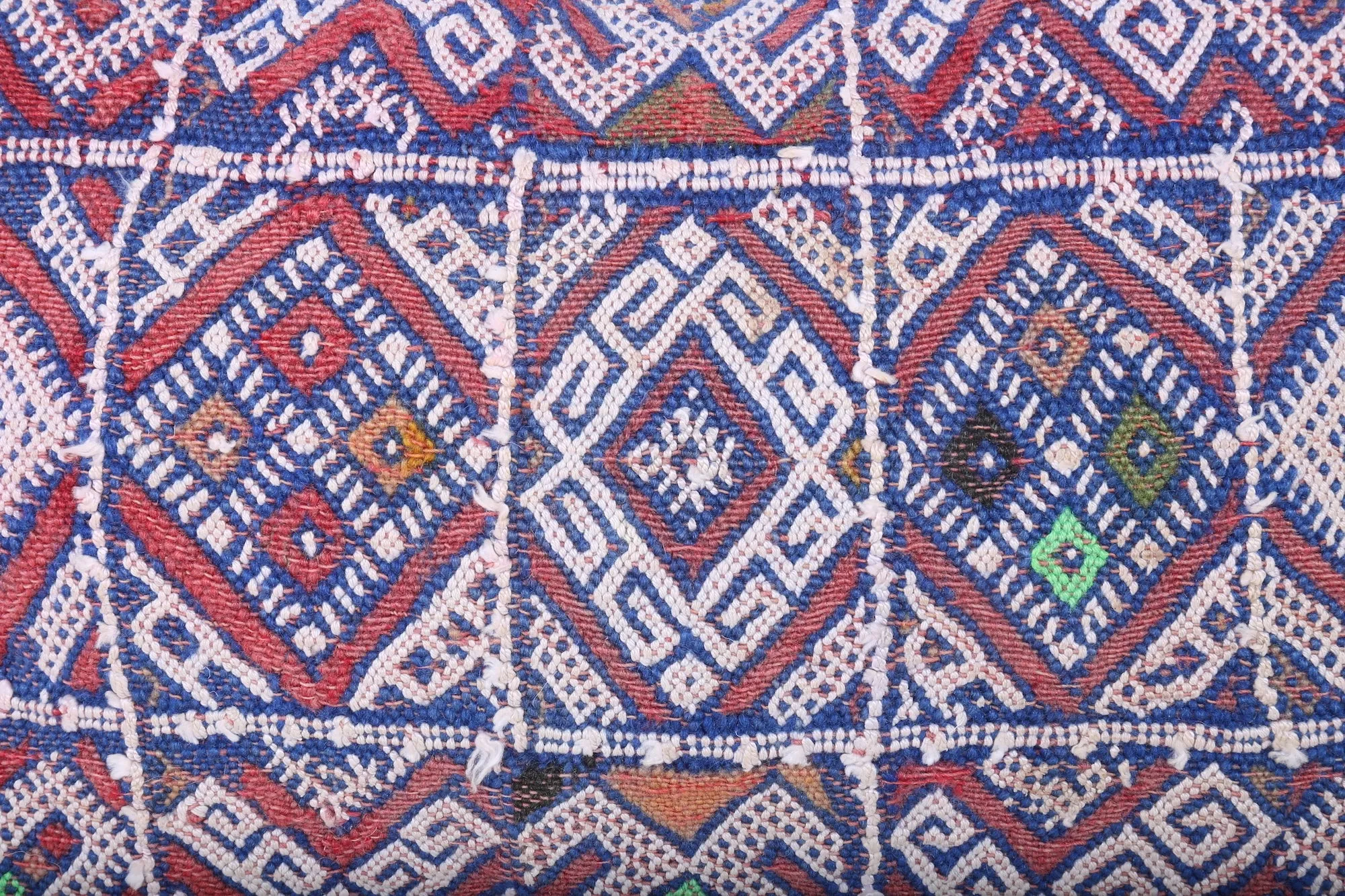 Moroccan pillow rug 11.4 inches X 18.1 inches