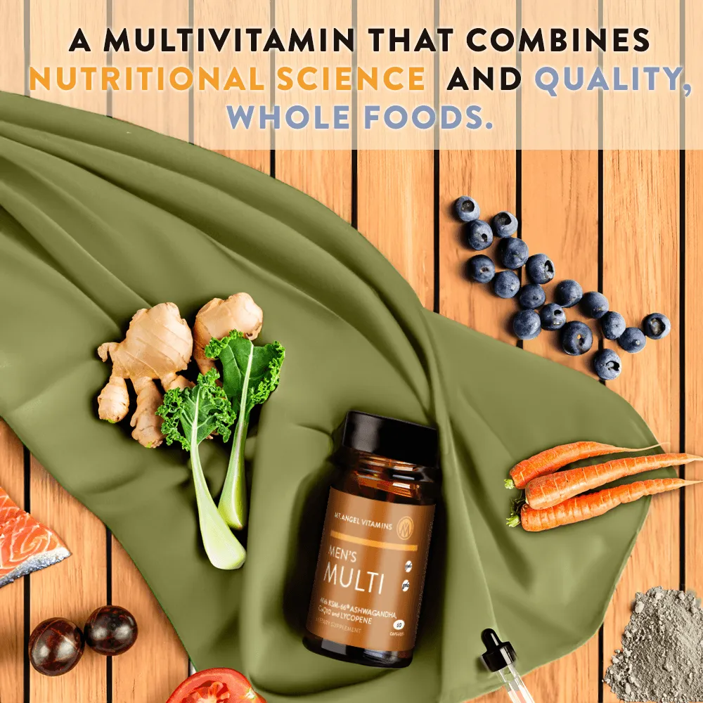 Mt. Angel Vitamins Men's Multivitamin - Your Ultimate Daily Nutritional Armor | 60 Capsules