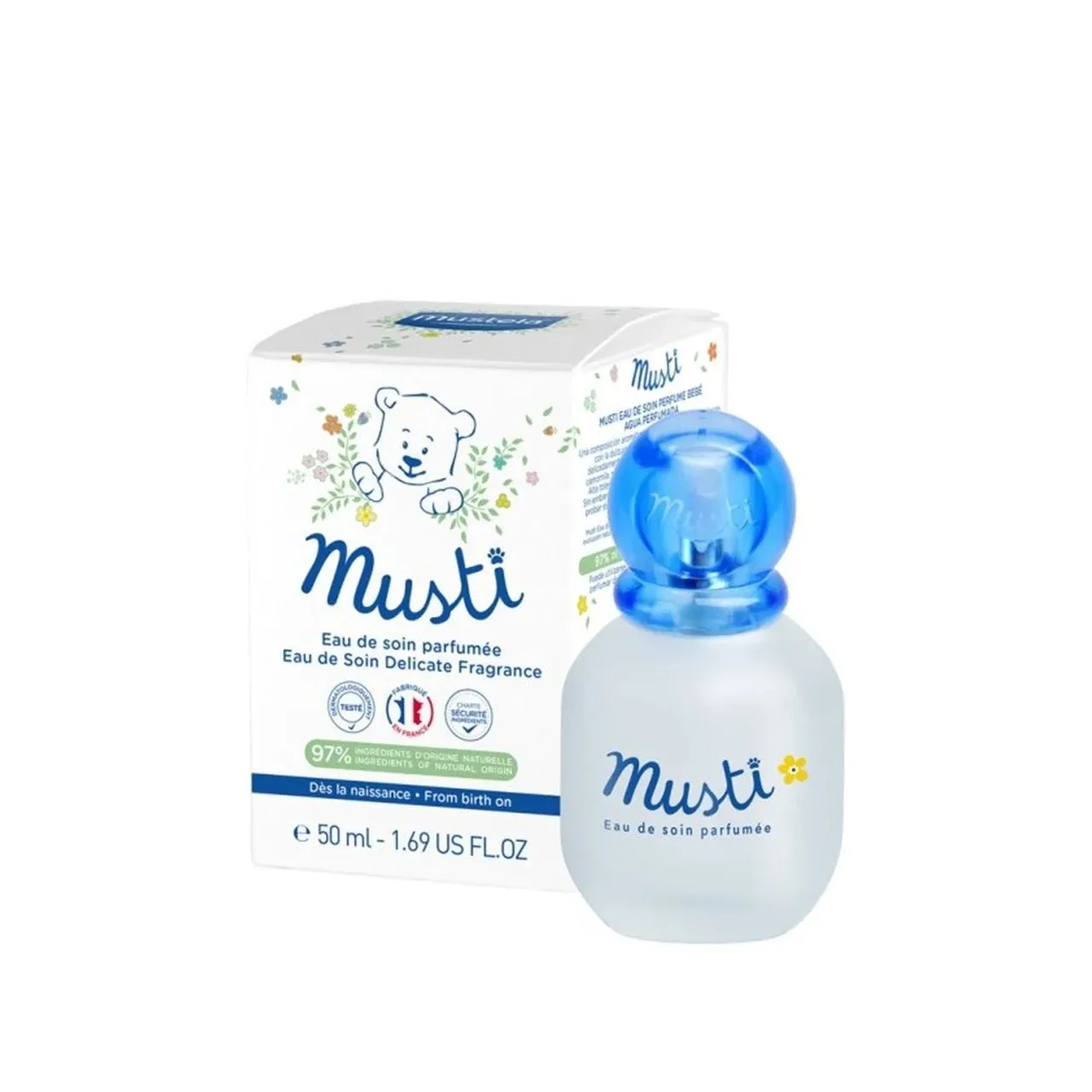 Mustela Musti delicate fragrance alcohol free 50ml