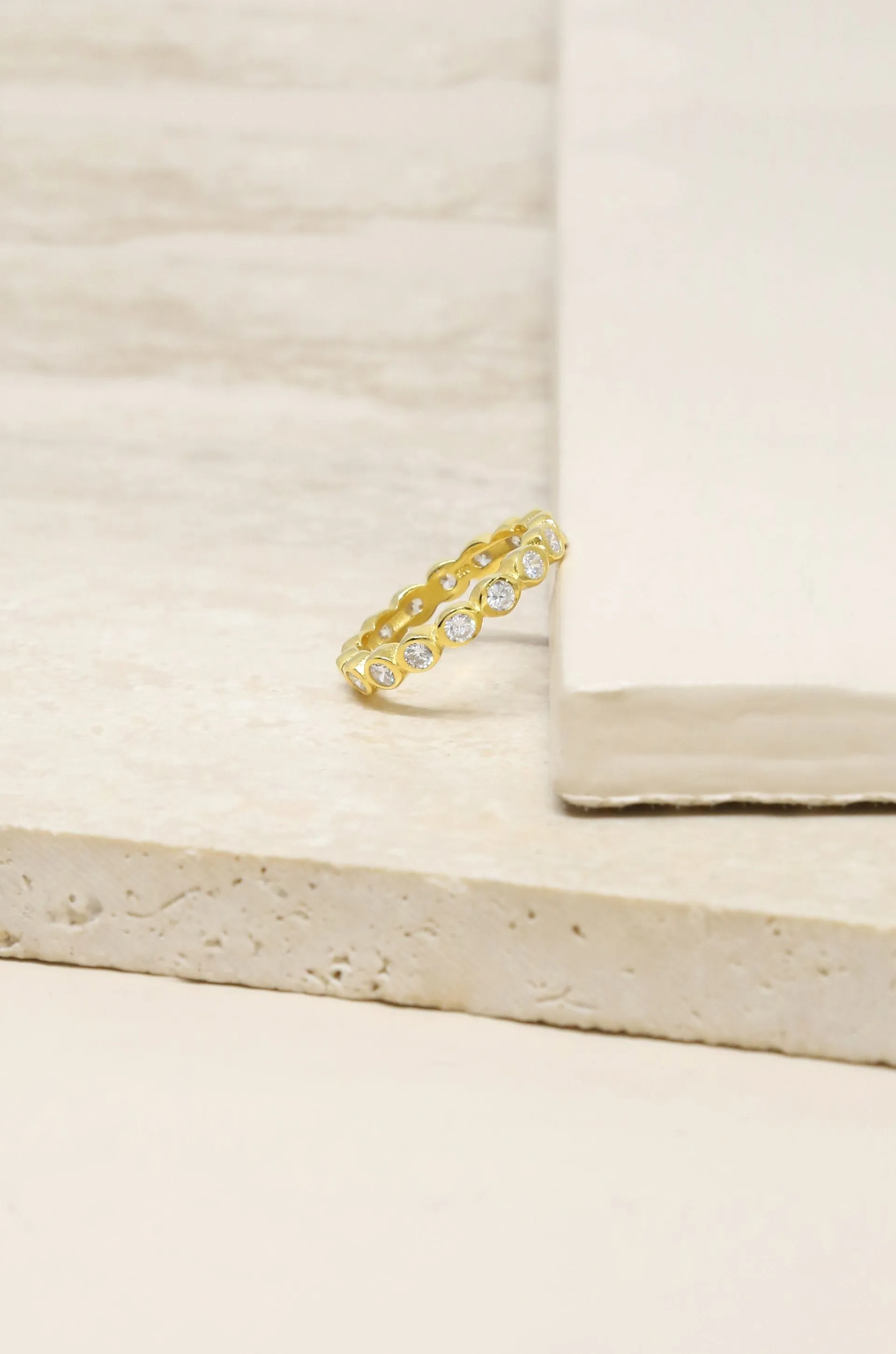 My Forever Crystal 18k Gold Plated Ring