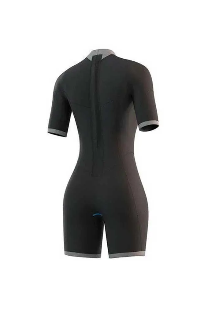 Mystic brand 3/2mm womens wetsuit back zip shorty