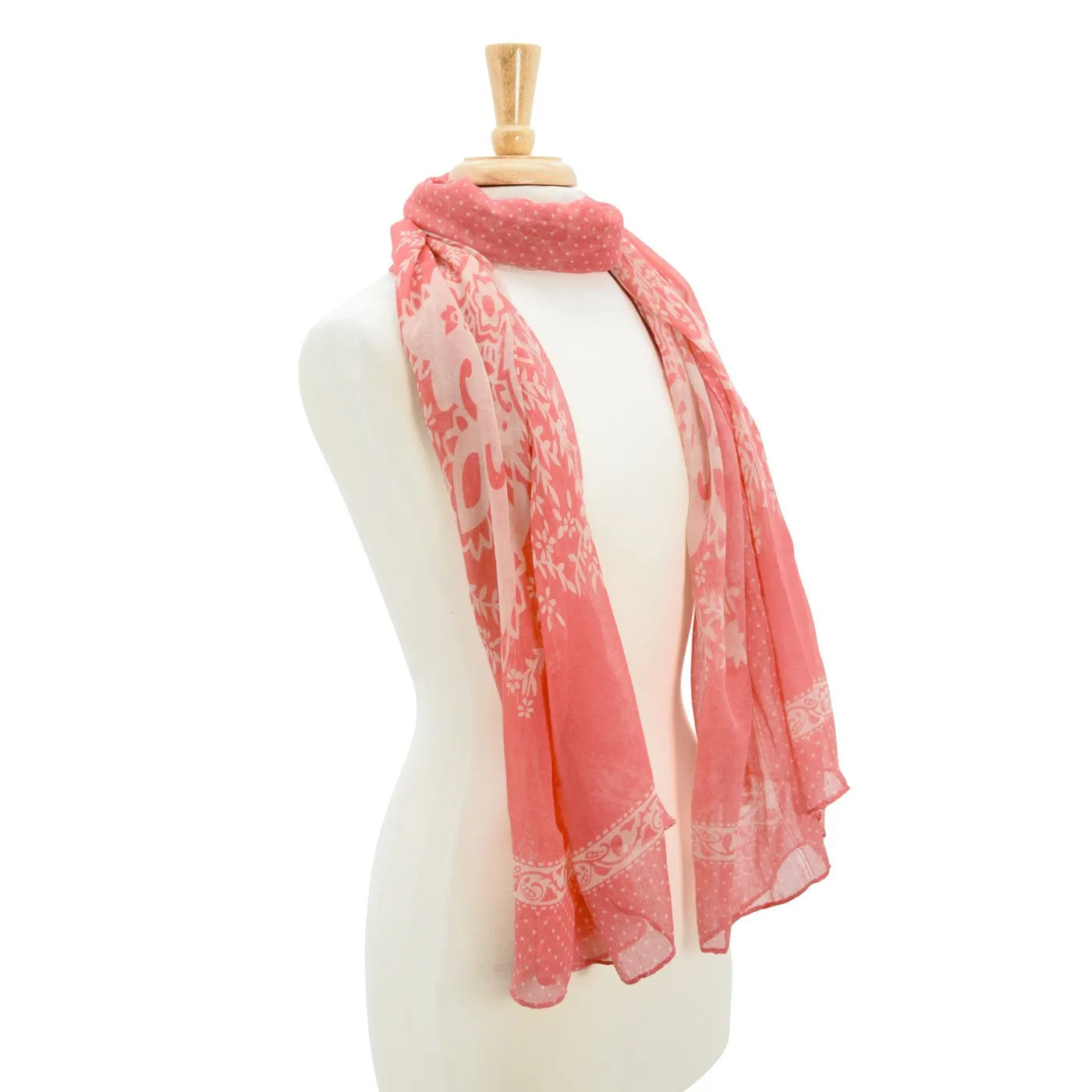 Nami Polka Dot Print Scarf