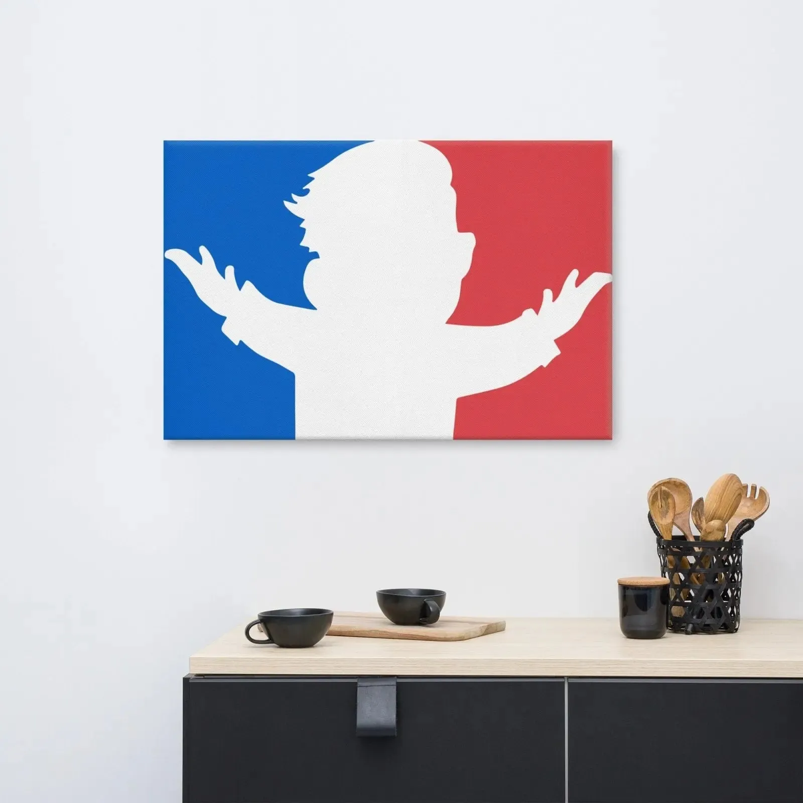 National Apes Association Canvas Print – A Bold Tribute to the Apes Community