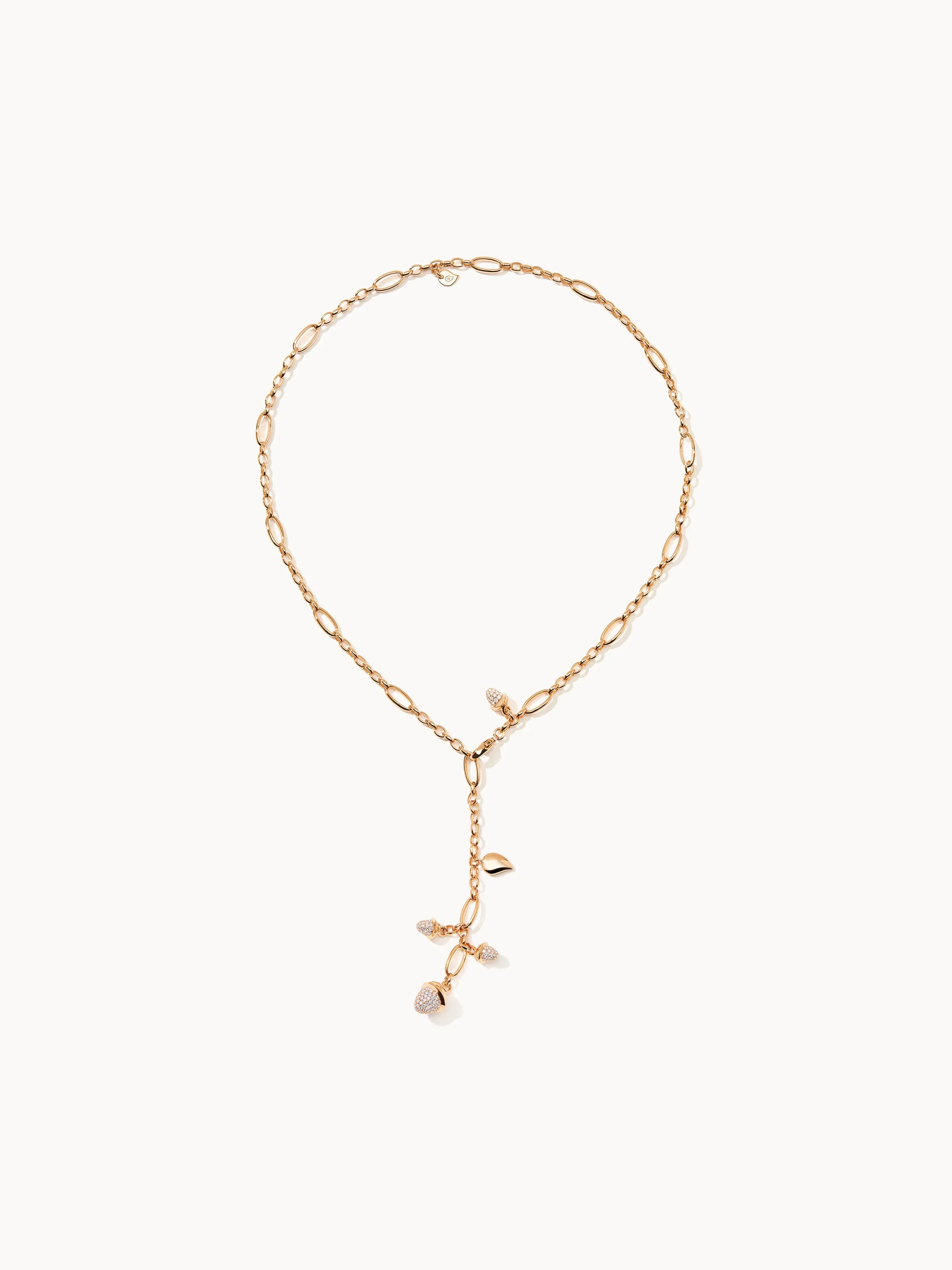 Necklace MIKADO Delicate 51 cm Diamond Pavé with Diamond Pavé