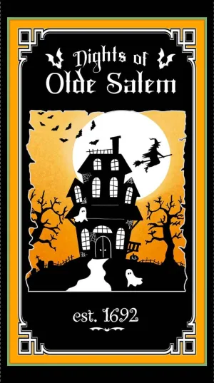 Nights of Olde Salem by Henry Glass Fabrics 24" PANEL - GLOW