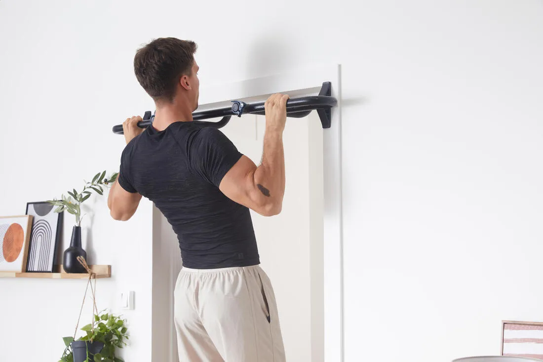 No-Screw Doorway Weight Training Pull-Up Bar