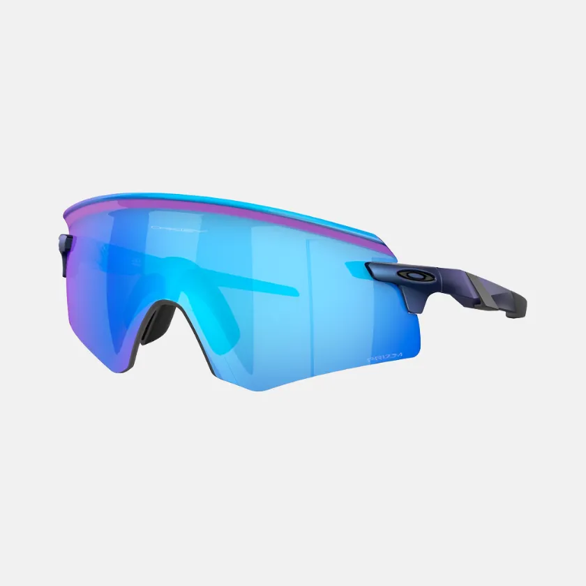 Oakley Encoder Matte Cyan Blue Colourshift/Prizm Sapphire Mirror Lenses