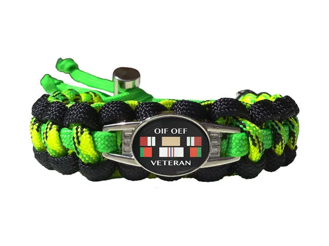 OIF - OEF Veteran Paracord Bracelet