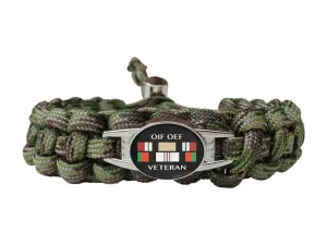 OIF - OEF Veteran Paracord Bracelet