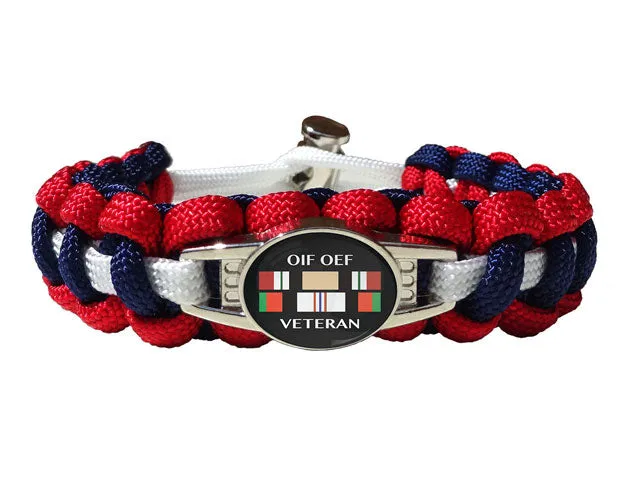 OIF - OEF Veteran Paracord Bracelet