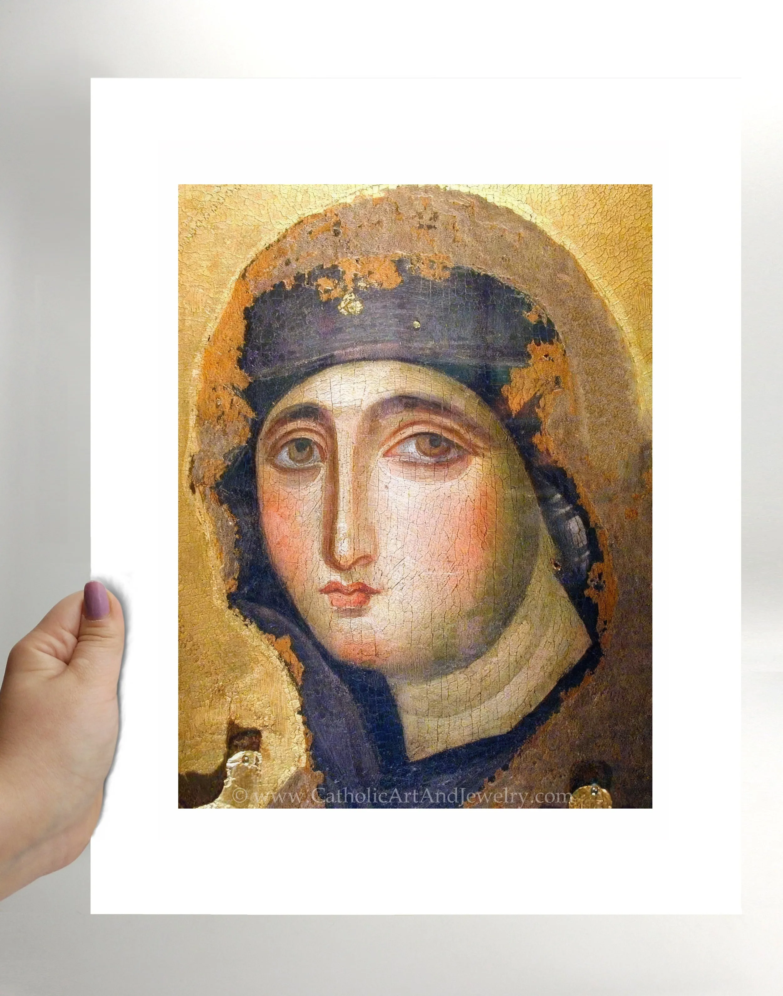 Oldest Icon of Mary in Rome – Advocata Nostra – New to Our Shop! – Catholic Art – Catholic Gift – Archival Quality